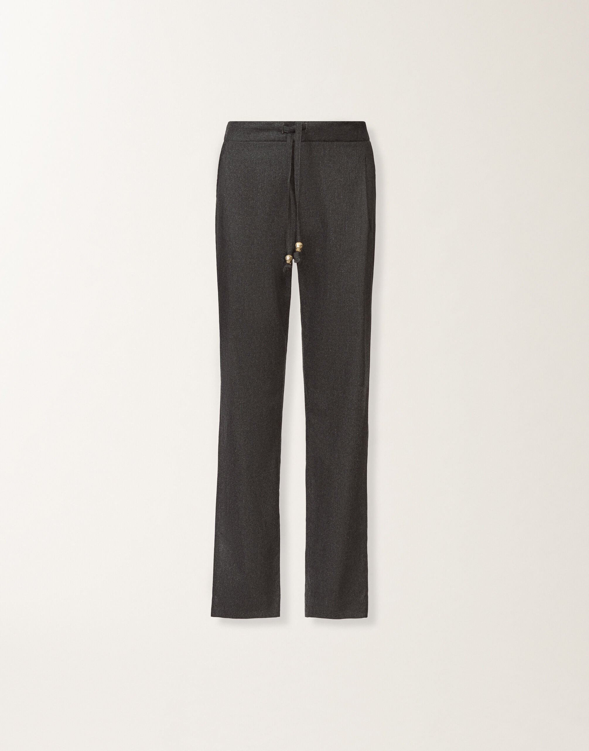 Fabiana Filippi Pantalones Spello de franela, pizarra Gris PAD225F366D1860000