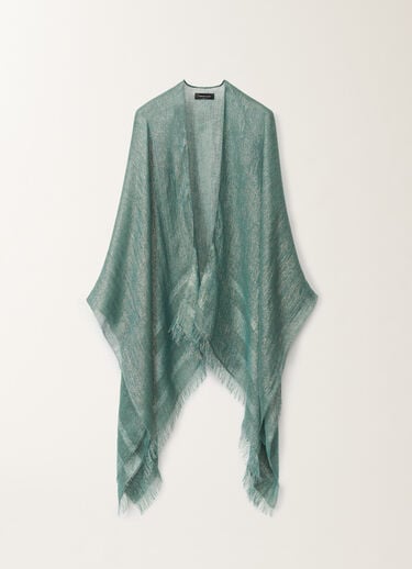 Fabiana Filippi Viscose cape, teal TURQUOISE SAD275A002L4030000