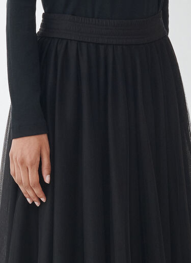 Fabiana Filippi Jupe midi en tulle, noir noir GND264F278I9320000