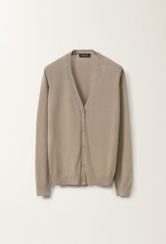 Fabiana Filippi Cardigan aus Bio-Baumwolle, schlammbraun VANILLE MAD265F070L2470000
