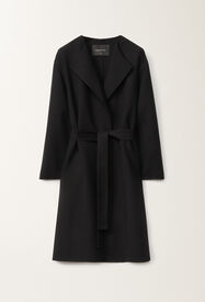 Fabiana Filippi Double wool coat, black BLACK CTD265F243D8040000