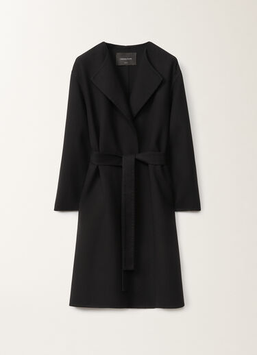 Fabiana Filippi Double wool coat, black BLACK CTD265F243D8040000