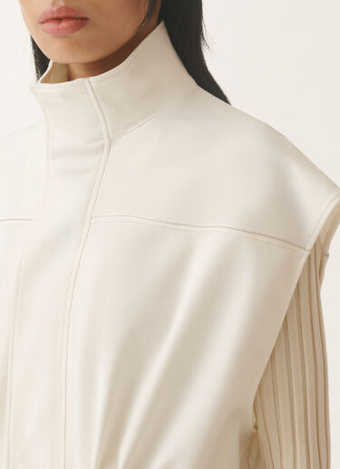 Fabiana Filippi Cotton gabardine safari jacket, white WHITE CTD275F714L1920000