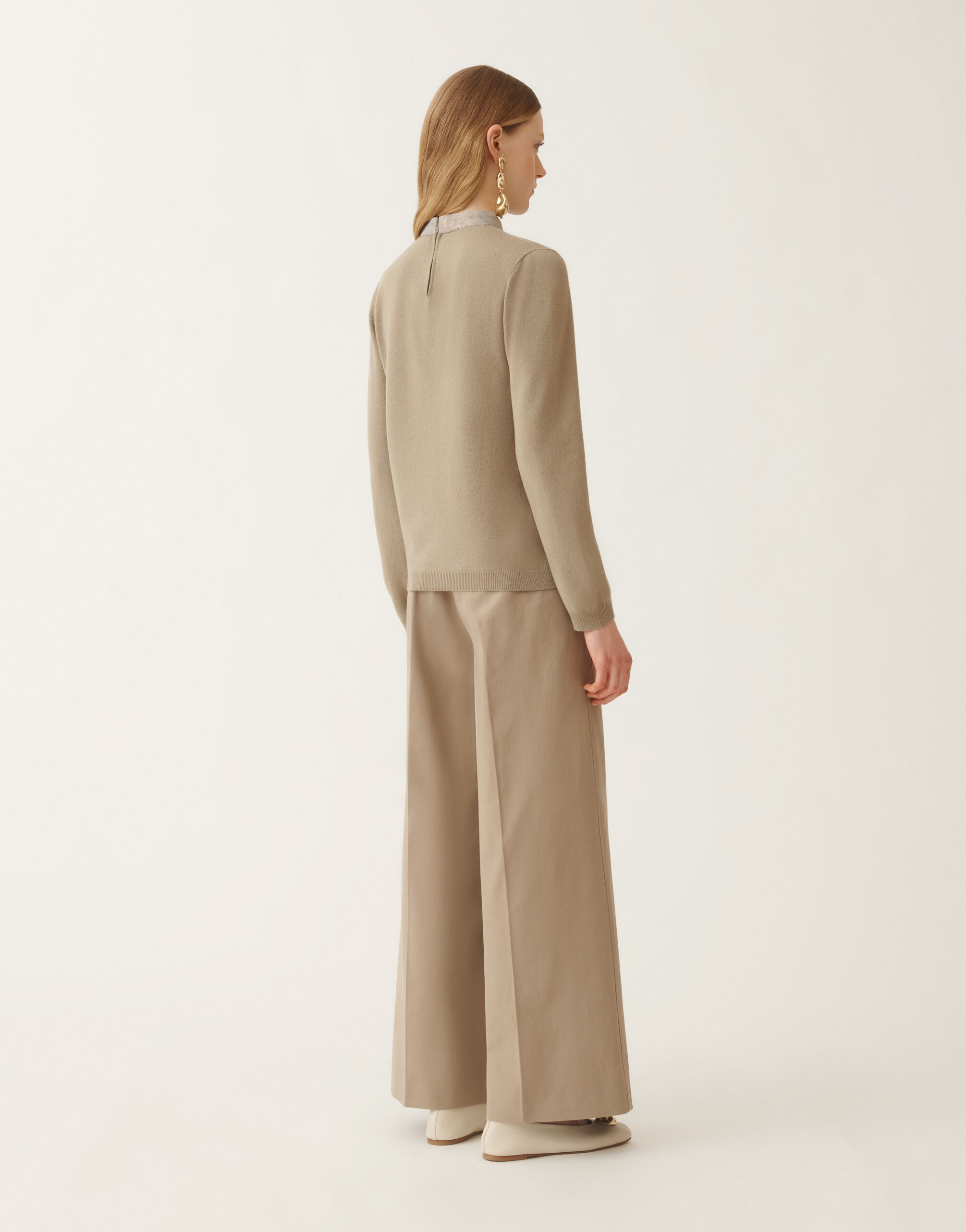 Fabiana Filippi Maglia in Platinum, oliva VERDE MAD215F092L5170000