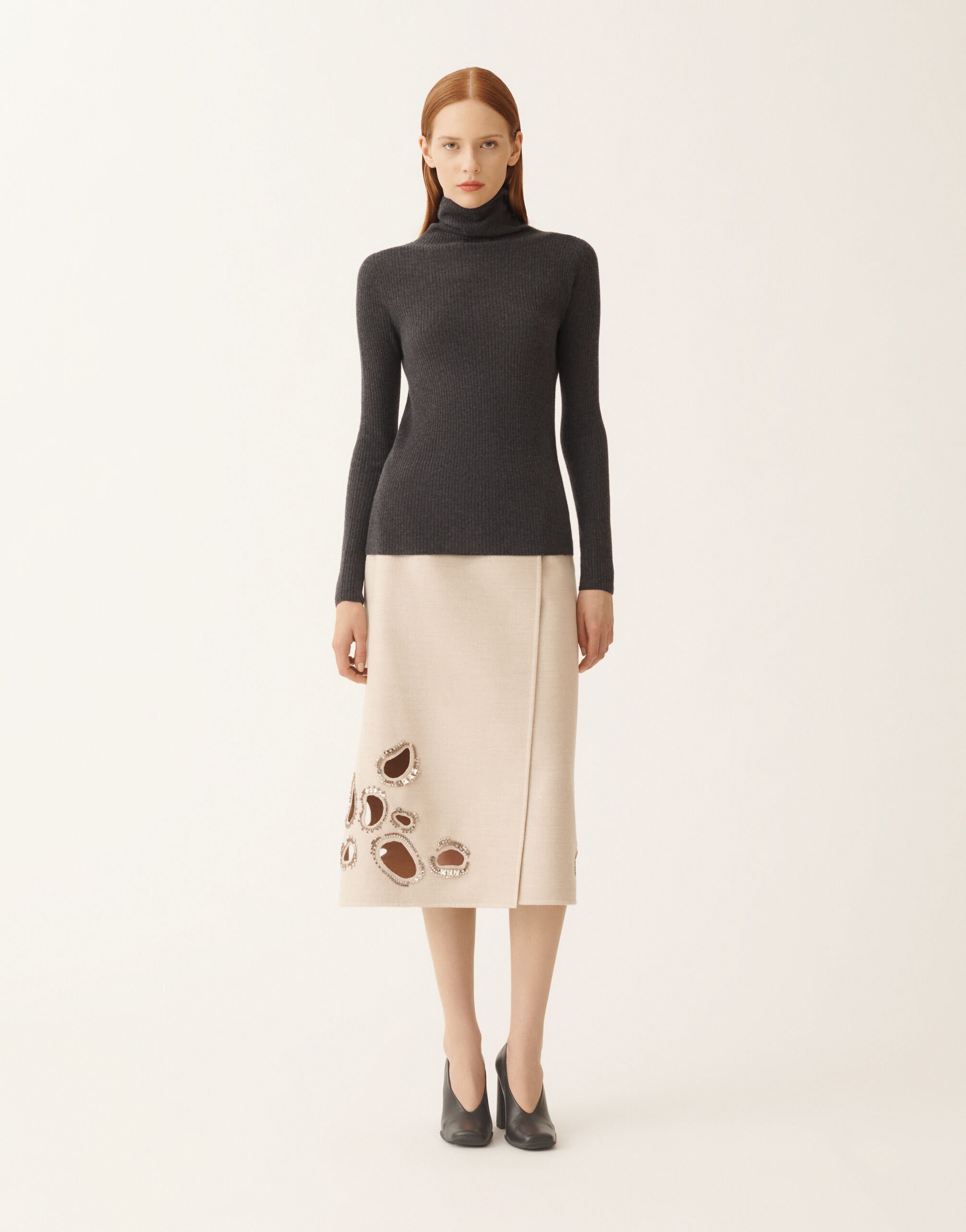 Fabiana Filippi Sweater in Platinum, grey denim Grey MAD215F021D2300000