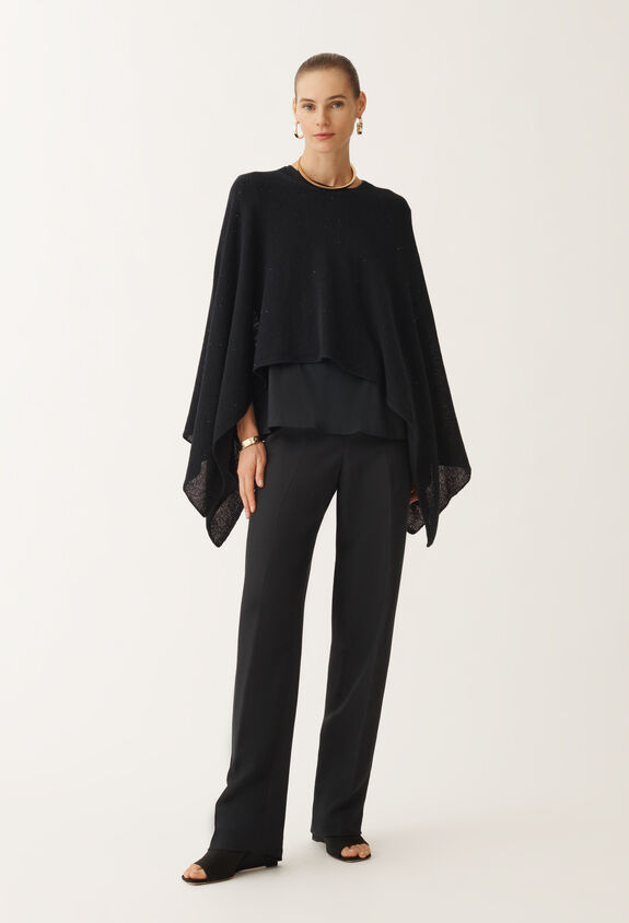 Fabiana Filippi Orvieto linen and viscose trousers, midnight blue BLUE PAD275F827D5440000