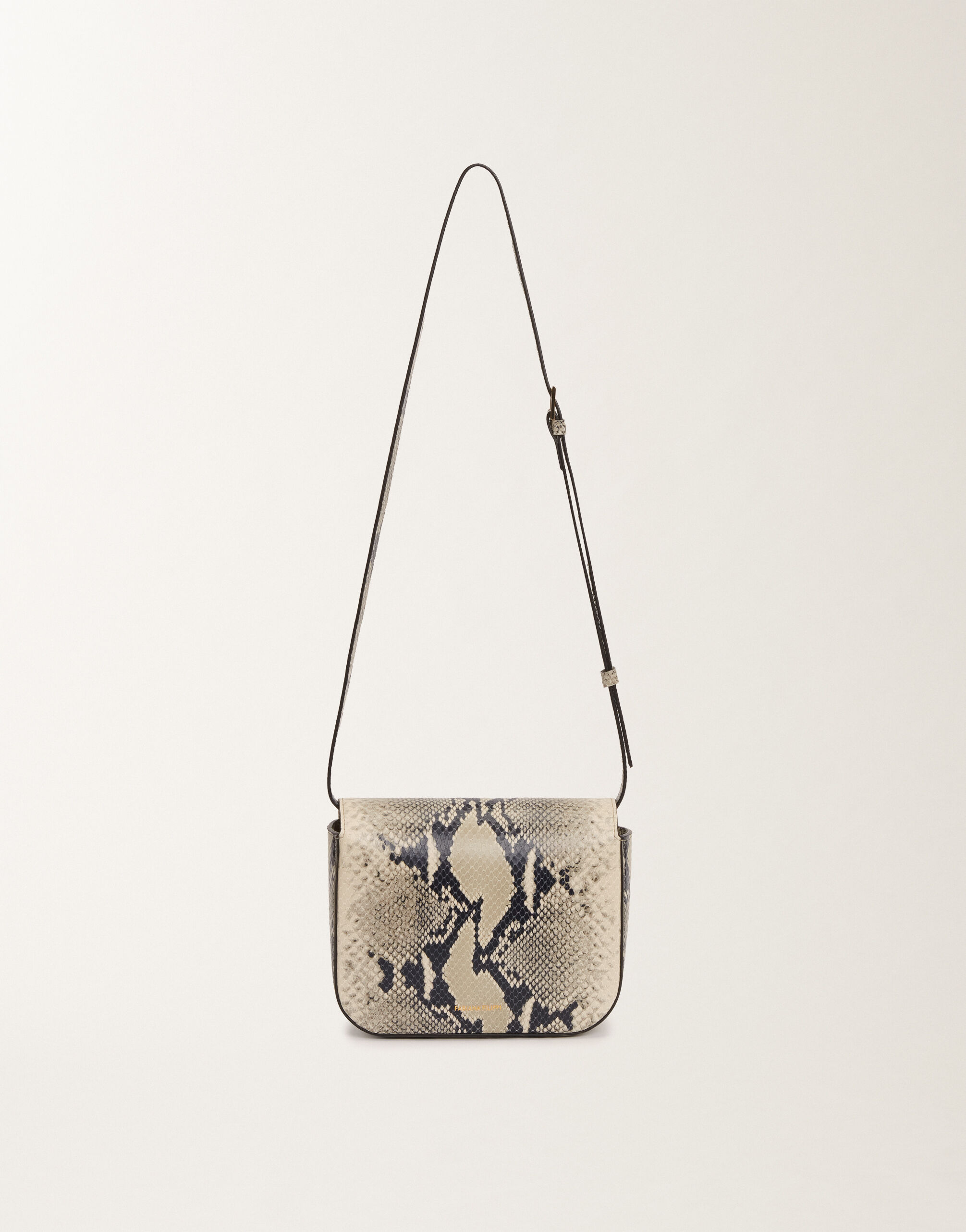 Fabiana Filippi Eclissi python-print calfskin mini messenger bag, putty WHITE BGD265A860L2520000