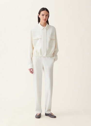 Bomber en tecno tailoring, mantequilla Fabiana Filippi Bomber en tecno tailoring, mantequilla Mantequilla GCD216F266M5210000