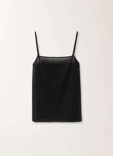 Fabiana Filippi Georgette top, black BLACK TPD265F630L2210000