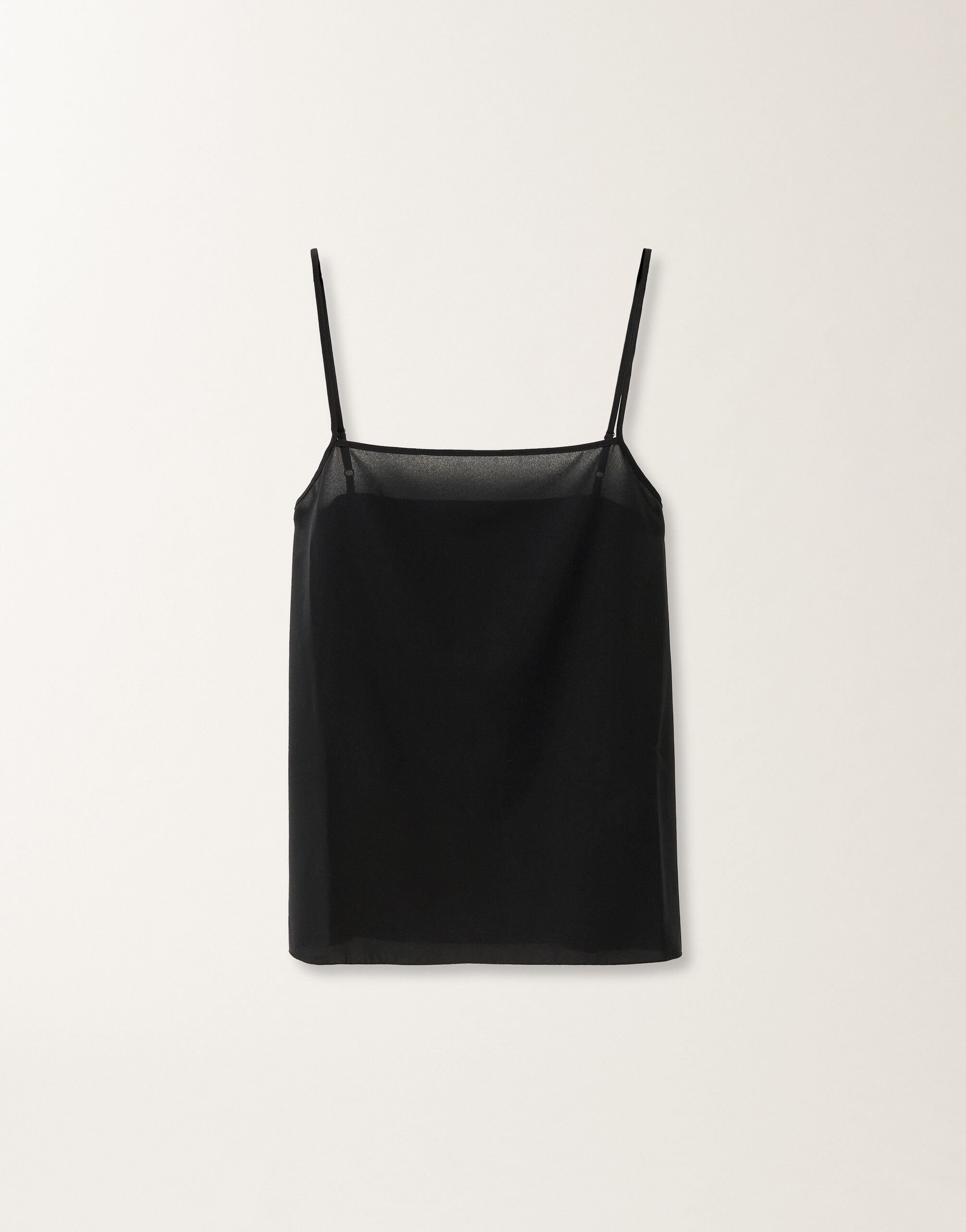 Fabiana Filippi Georgette top, black BLACK TPD265F630L2210000