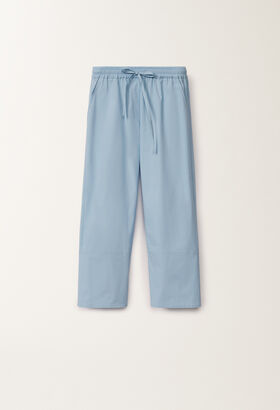 Fabiana Filippi Stretch poplin trousers, sky blue SKY BLUE PADC02F405H5460000