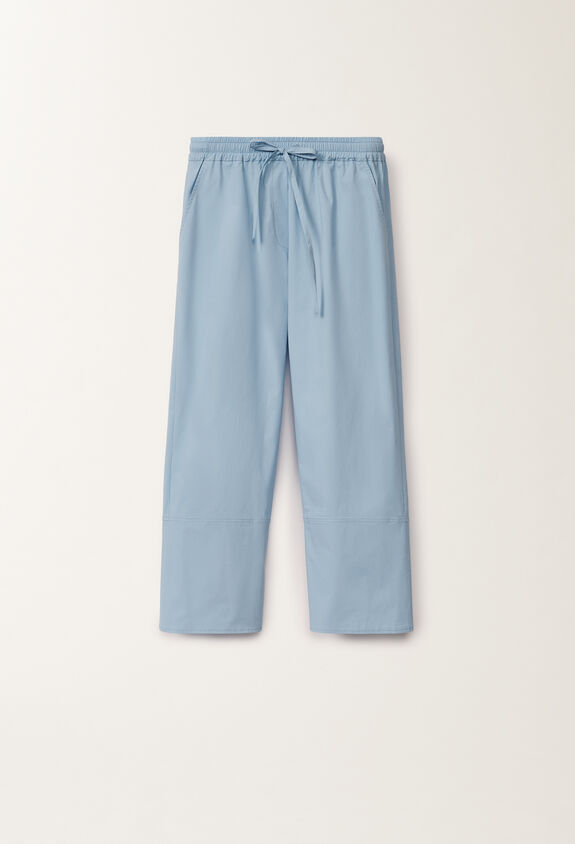Fabiana Filippi Stretch poplin trousers, sky blue SKY BLUE PADC02F405H5460000