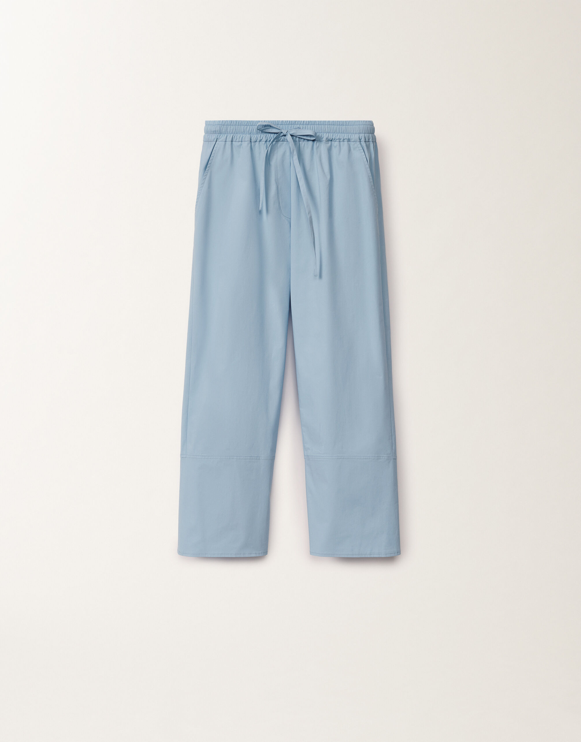 Fabiana Filippi Stretch poplin trousers, sky blue SKY BLUE PADC02F405H5460000
