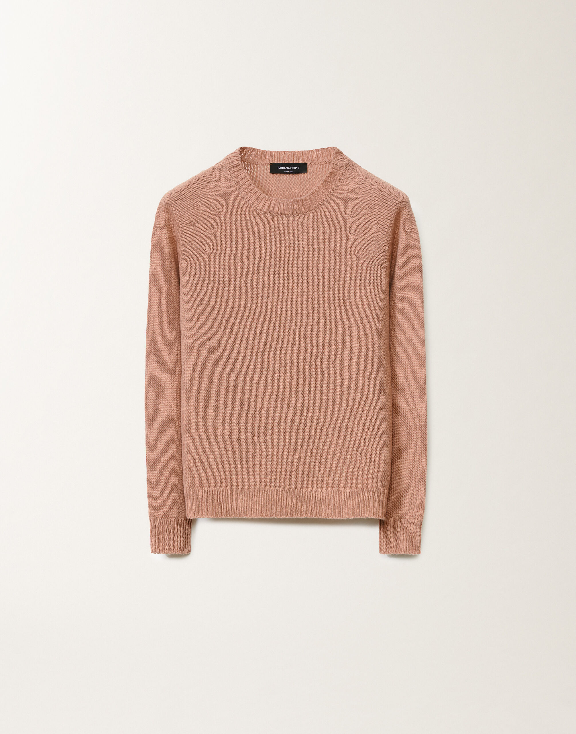 Fabiana Filippi Pullover aus aufgerautem Kaschmir, blush ROSA MAD265F031N9000000