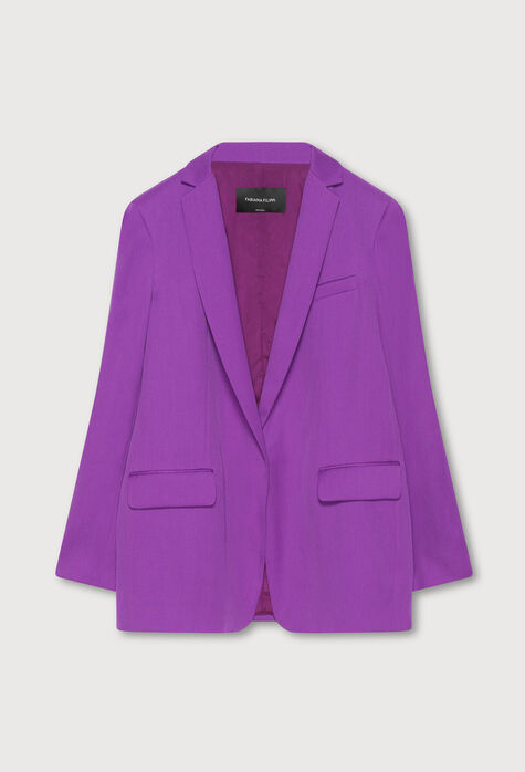 Fabiana Filippi Wool blazer, purple GCD264F162D6240000