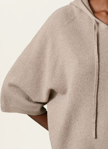 Pullover aus Platinum mit Lurex, mocha Fabiana Filippi Pullover aus Platinum mit Lurex, mocha Mocha MAD216F402M3330000