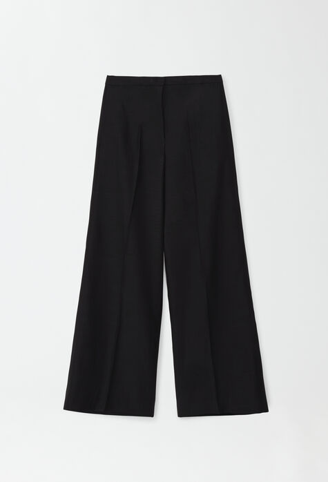 Fabiana Filippi Wool and silk trousers, black PAD274F533H4080000