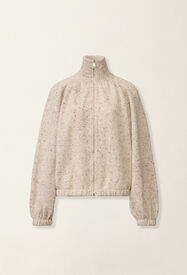 Fabiana Filippi Bomber oversize en fil Donegal avec lurex, cachà Cachà MAD216F164M2580000
