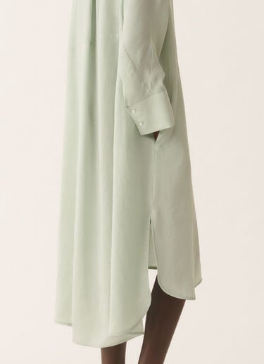 Fabiana Filippi Vestido midi fluido, verde Ghirri Verde Ghirri ABD266F183D9540000