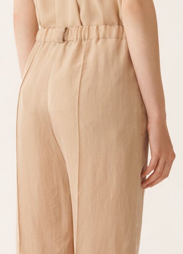 Fabiana Filippi Pantalón Gubbio jogging en fluido, arce Beige PAD266F322L7850000