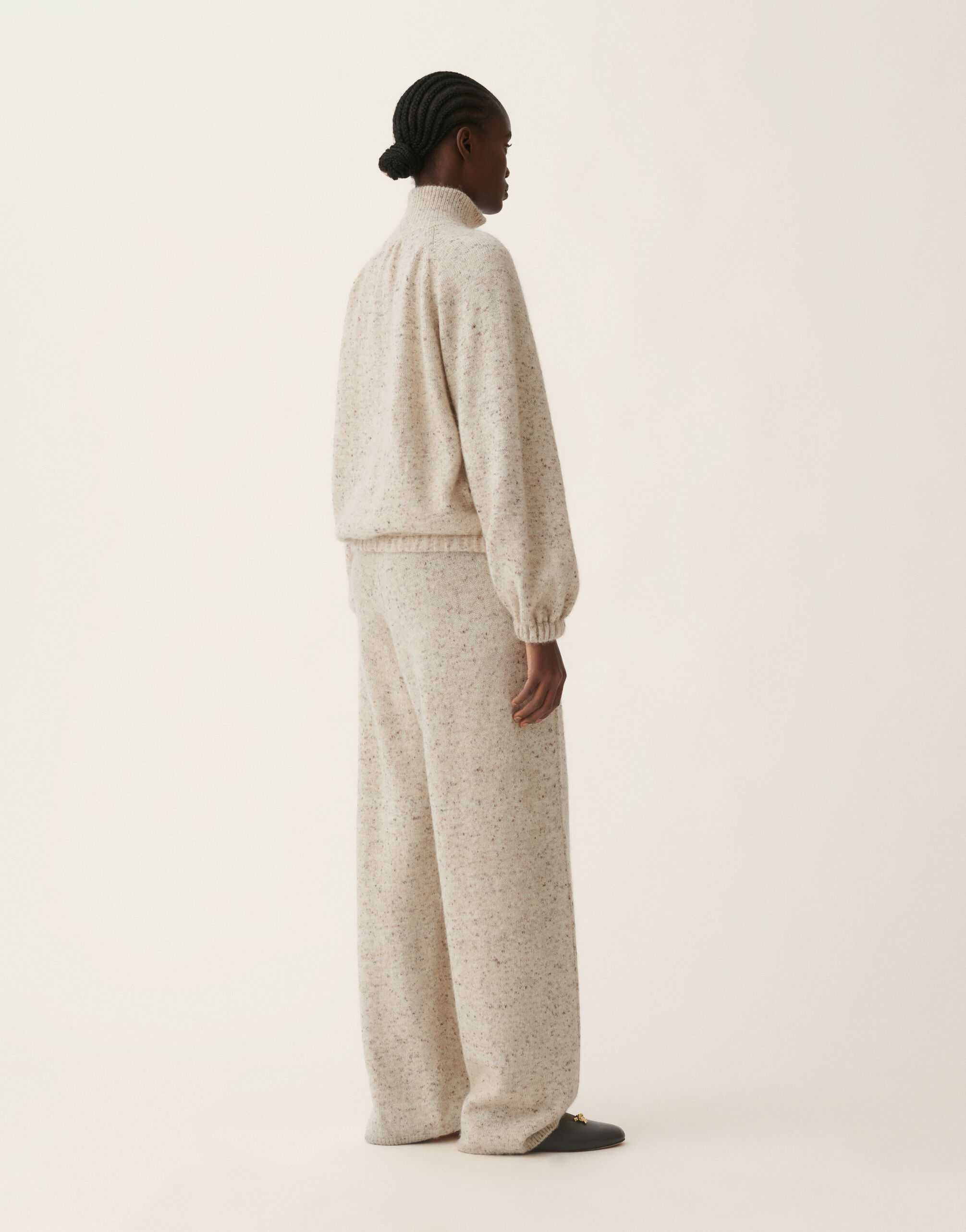 Fabiana Filippi Bomber oversize en fil Donegal avec lurex, cachà Cachà MAD216F164M2580000