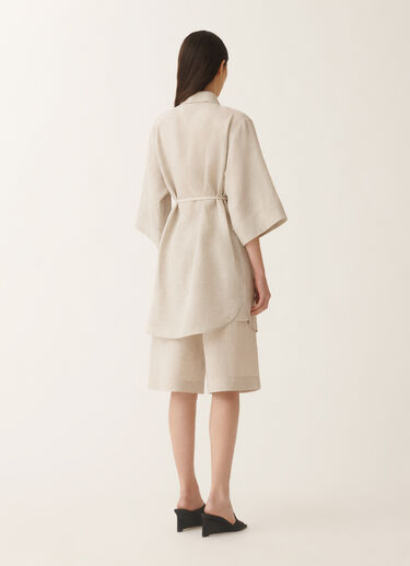 Fabiana Filippi Linen canvas tunic, greige GREIGE CAD275F650L3770000