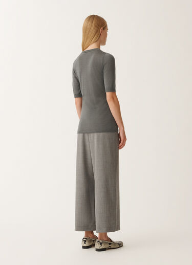 Fabiana Filippi Pullover aus Kaschmir und Seide, granitfarben GRAU MAD265F001N9070000