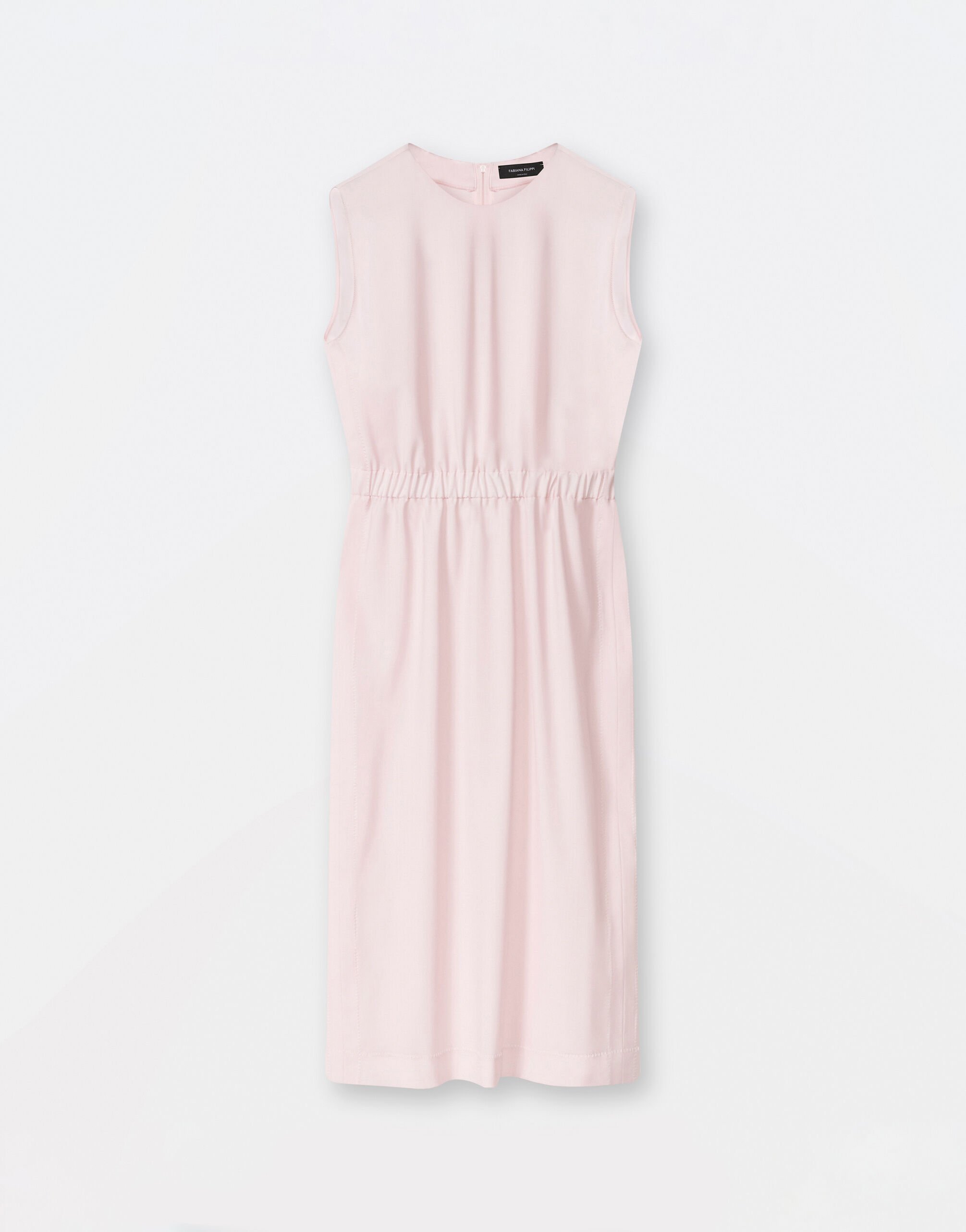 Fabiana Filippi Kleid aus Cool Wool, Pfingstrosen-Farbe ABD274F499H4800000