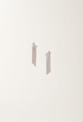 Fabiana Filippi Diamond wire fringed earrings, nickel ONLY ONE COLOR BXD275A161L4280000