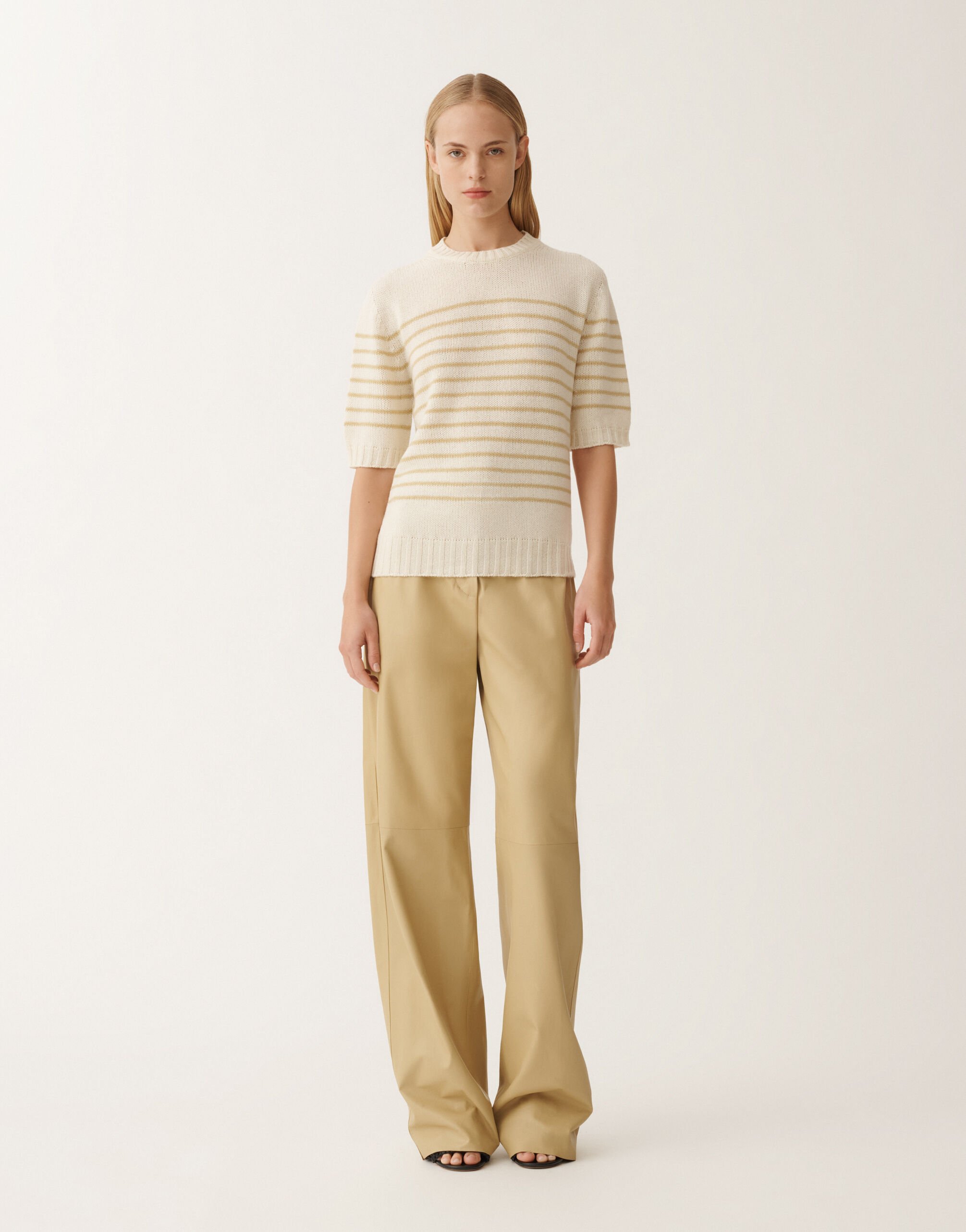 Fabiana Filippi Pullover aus aufgerautem Kaschmir, gold GELB MAD265F490L2200000