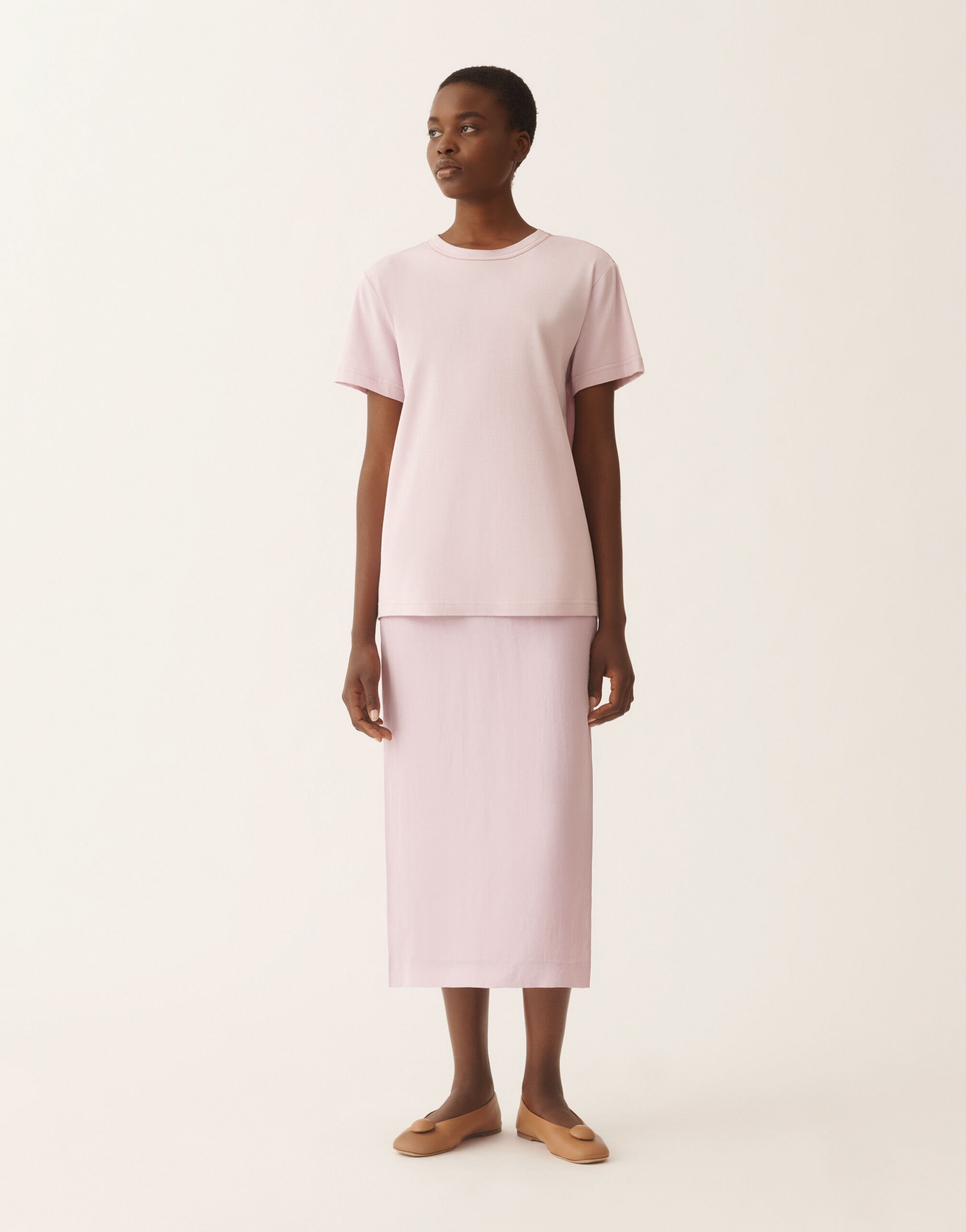 Fabiana Filippi T-Shirt aus Jersey, rosa Lila Fliederrosa JED266F133L7960000