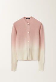 Fabiana Filippi Gradient platinum cardigan, blush PINK MAD265F103L1600000