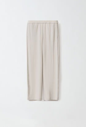Fabiana Filippi Wool jersey jogging trousers, fog GREY PAD214F326D6200000