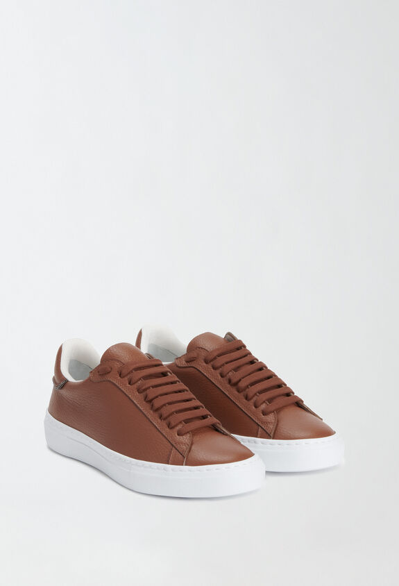 Fabiana Filippi Sneaker aus Leder, gebrannt BRAUN ASD214A887I9780000