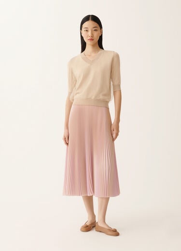 Fabiana Filippi Pullover aus Wolle und Baumwolle, Ahorn Beige MAD266F008L9220000