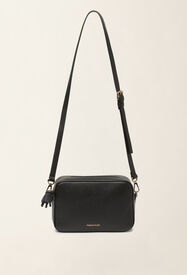 Fabiana Filippi Camera Bag aus genarbtem Leder, Schwarz Schwarz BGD226A802M5600000