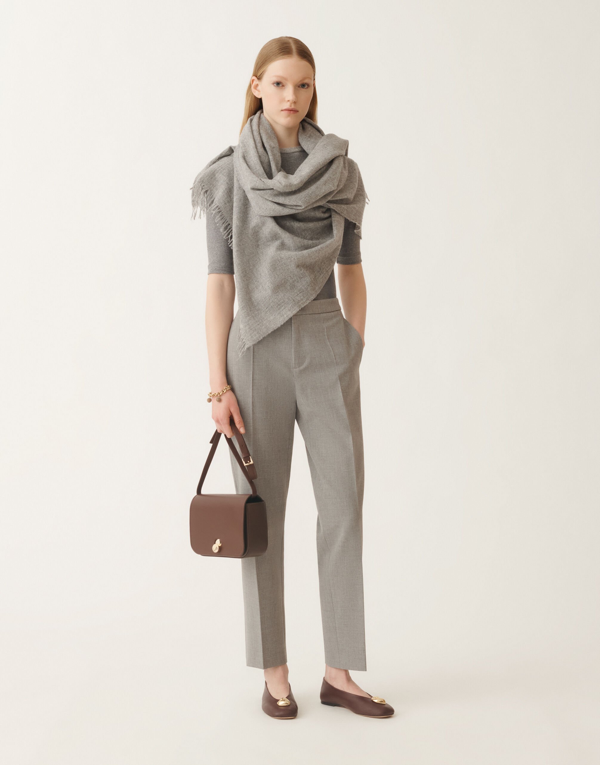 Fabiana Filippi T-shirt en jersey, gris rocheux GRIS JED215F129L5810000