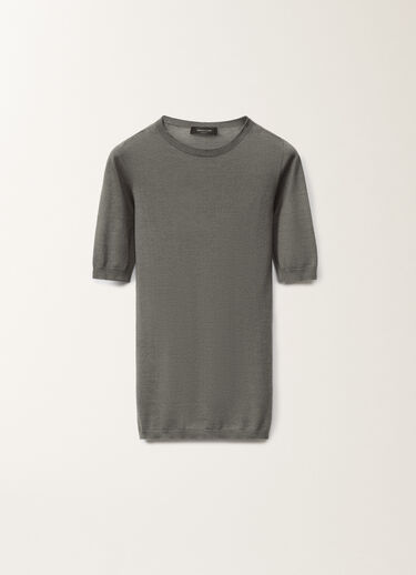 Fabiana Filippi Pullover aus Kaschmir und Seide, granitfarben GRAU MAD265F001N9070000