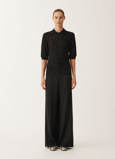 Fabiana Filippi Mohair sweater, black BLACK MAD265F083D8170000