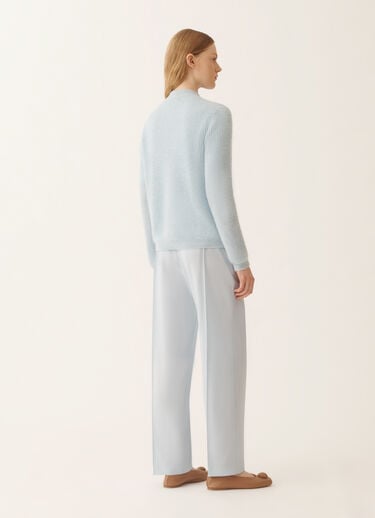 Fabiana Filippi Mohair cardigan with sequins, aqua Blue MAD266F129L7390000