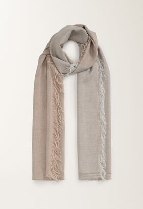 Fabiana Filippi Jacquard viscose stole SAND SAD265A803L2740000