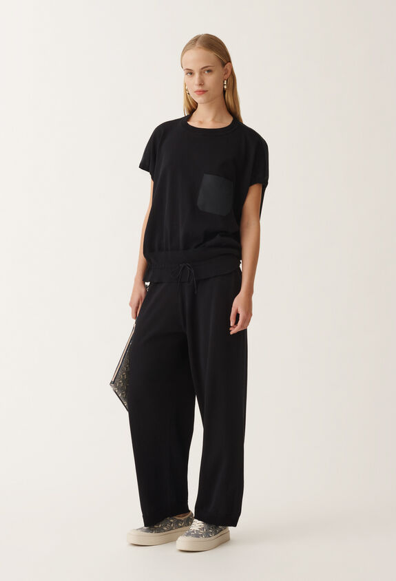 Fabiana Filippi Organic cotton sweater, midnight blue BLUE MAD275F549L3990000