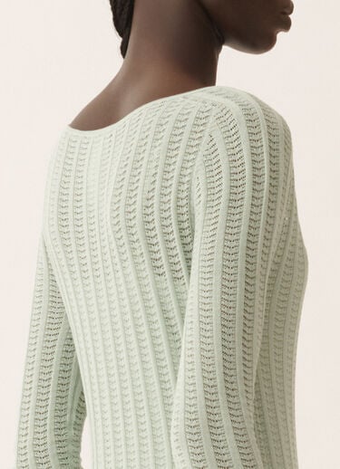 Fabiana Filippi Vestido largo de algodón orgánico, verde Ghirri Verde Ghirri ABD266F164D2900000