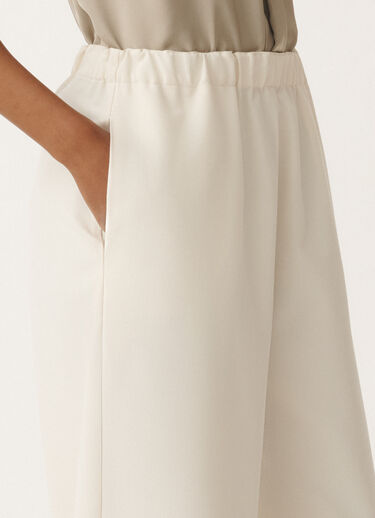 Fabiana Filippi Trevi techno tailoring trousers, butter WHITE PAD265F310D8070000
