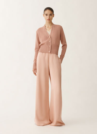 Fabiana Filippi Cardigan en gaze de cachemire, fard ROSE MAD265F038L1610000