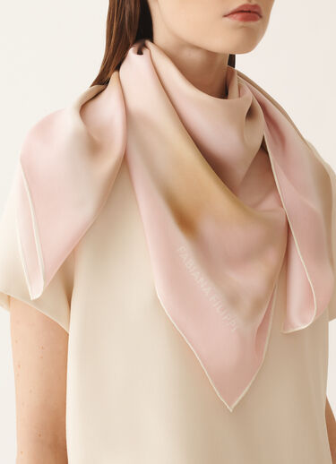 Fabiana Filippi Printed silk scarf, floral pattern FLORAL PRINT SAD276A949M0430000