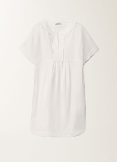 Fabiana Filippi Stretch poplin dress, optical white OPTICAL WHITE ABDC02F110H5450000