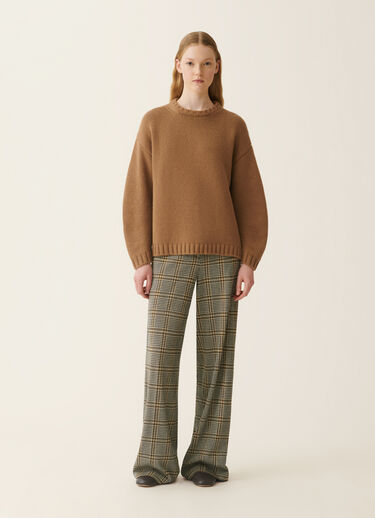 Platinum-Pullover mit Rundhalsausschnitt, Bast Fabiana Filippi Platinum-Pullover mit Rundhalsausschnitt, Bast Bast MAD226F016N1280000