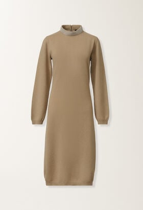 Fabiana Filippi Platinum dress, olive GREEN ABD215F140L5170000