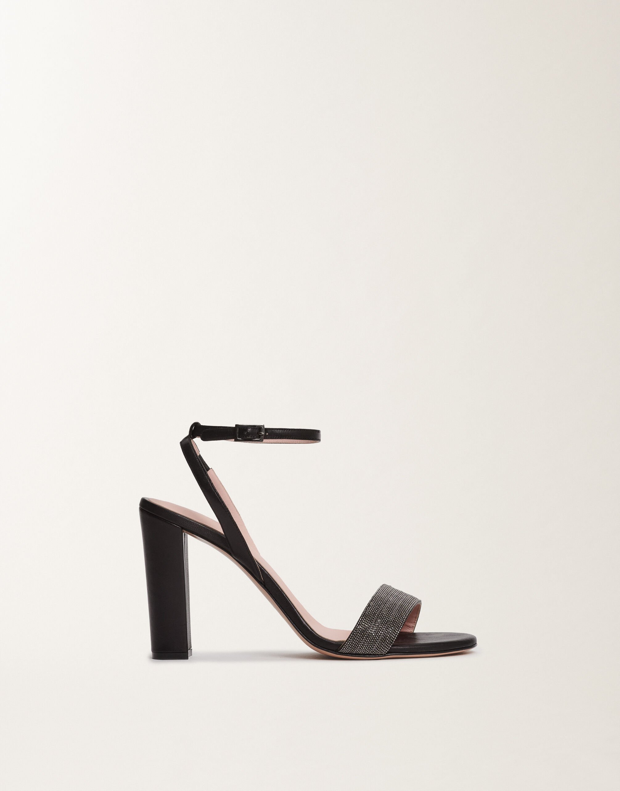 Fabiana Filippi Nappa leather sandals, black BLACK ASD215A822L8140000